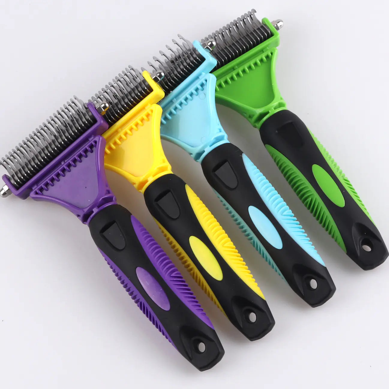 Double-Sided Dematting Comb for Dogs and Pets