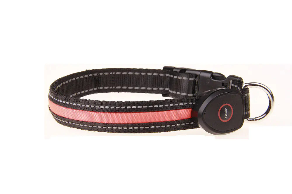 USB Charging Luminous Dog Collar for Pets