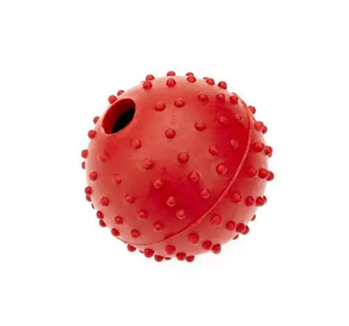 Classic Pet Products Rubber Pimple Ball with Bell 40 mm Red