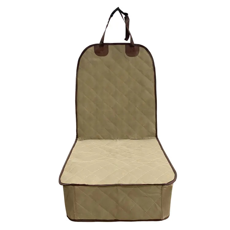 Waterproof Front Seat Cover for Pets with Safety Belt