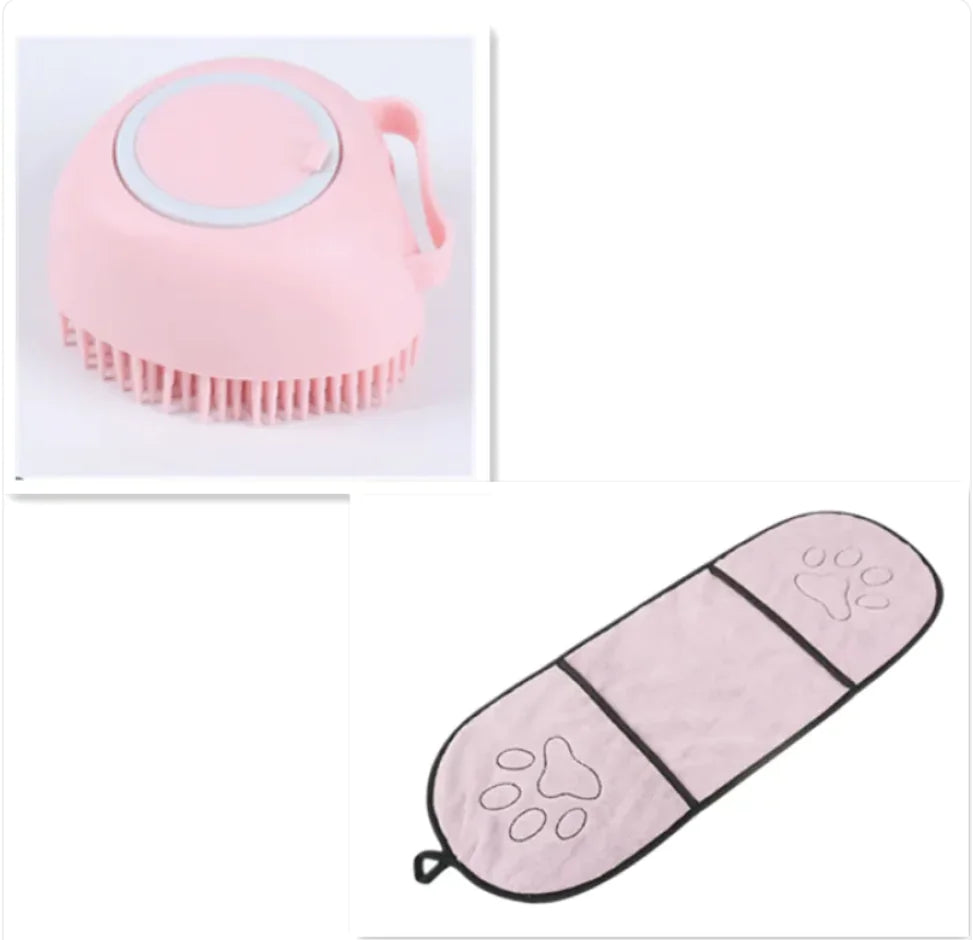 Silicone Dog Bath Brush for Pets
