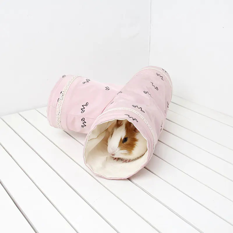 Three-Way Tunnel Toy Nest for Small Pets